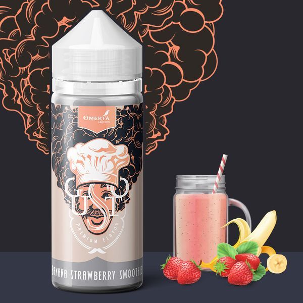 BCV Omerta Gusto - Banana Strawberry Smoothie 120ml