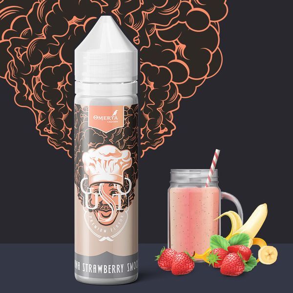 BCV Omerta Gusto - Banana Strawberry Smoothie  60ml