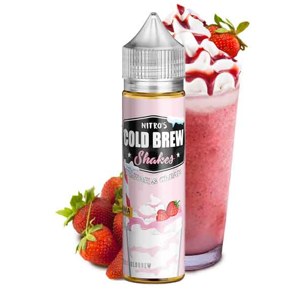 BCV NITRO’S Cold Brew Shakes – Strawberi & Cream